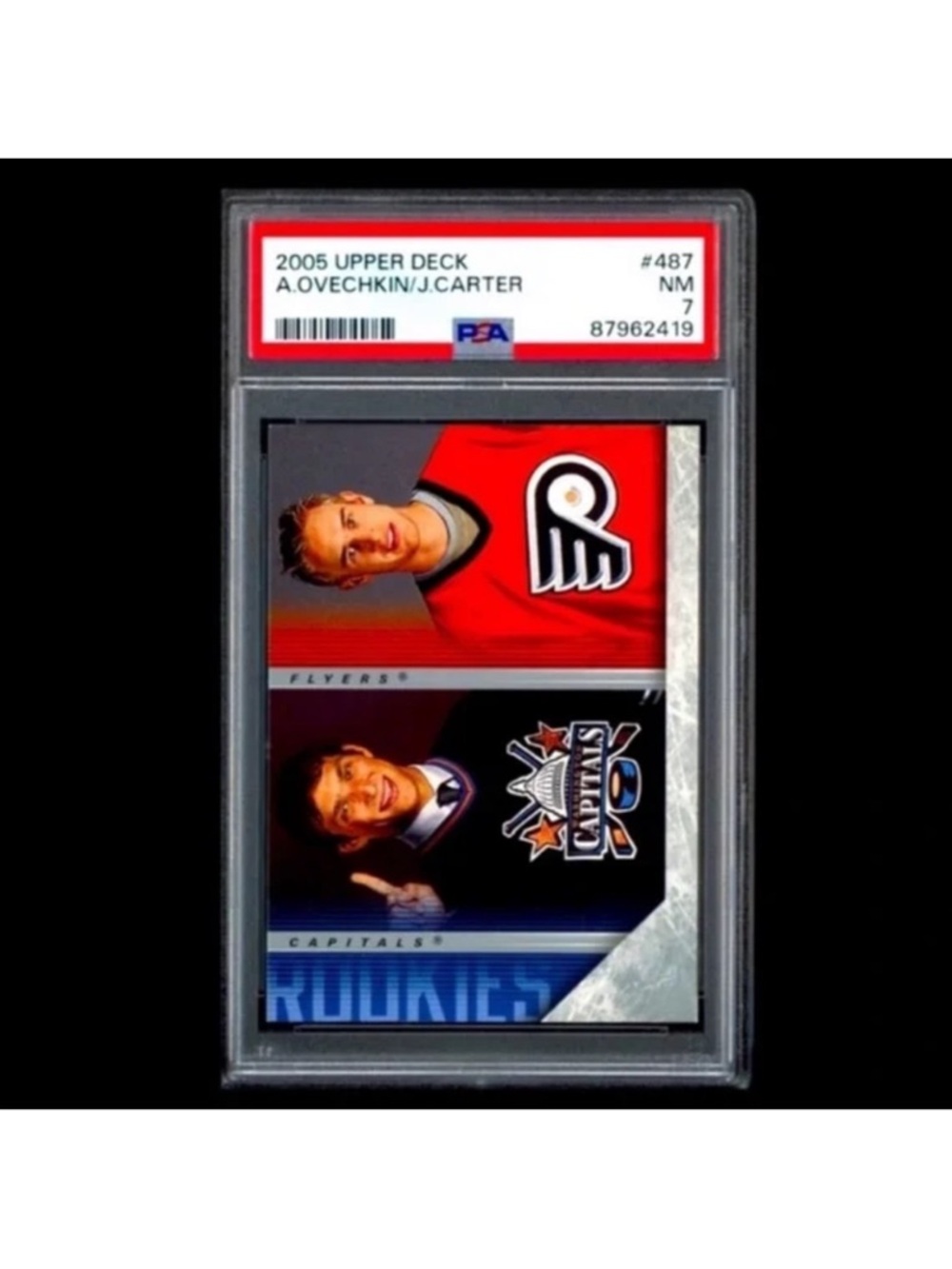 Alex Ovechkin 2005/06 Upperdeck Young Guns Rookie RC Hockey Card PSA Graded